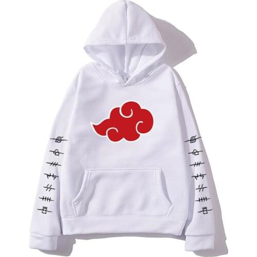 Hoodies Naruto Harajuku Japanese Anime Printed Mens Sweatshirt Streetwear Fashion Casual Unisex Fleece Pullover Male Tops Coats