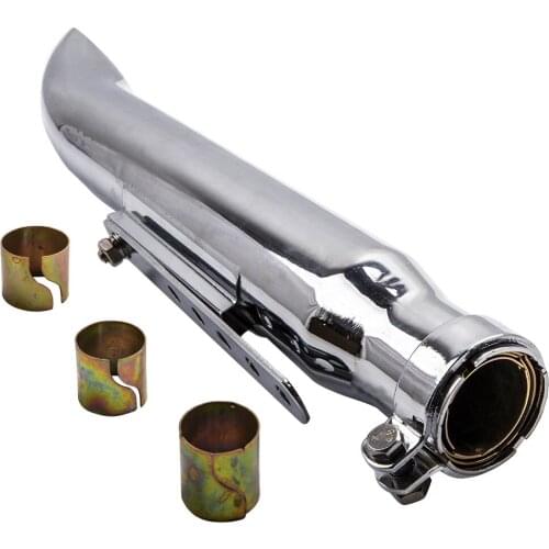 1x Assembly 20'' Motorcycle Exhaust Muffler Pipe Silencer For Chopper Cafe Custom Dropshipping