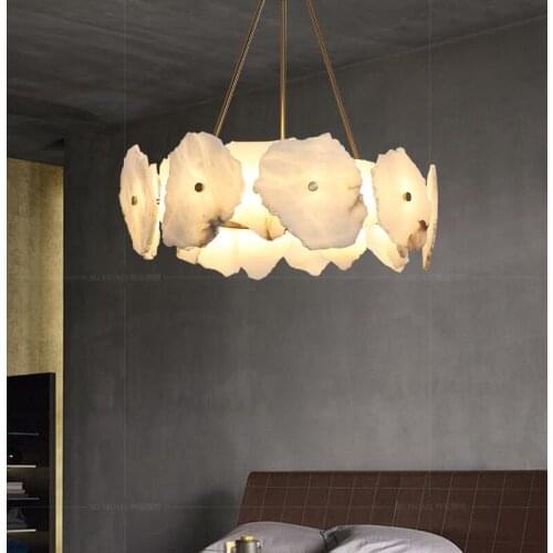 Yunshi chandelier post-modern luxury living room lamp creative restaurant chandelier bedroom study designer lamps