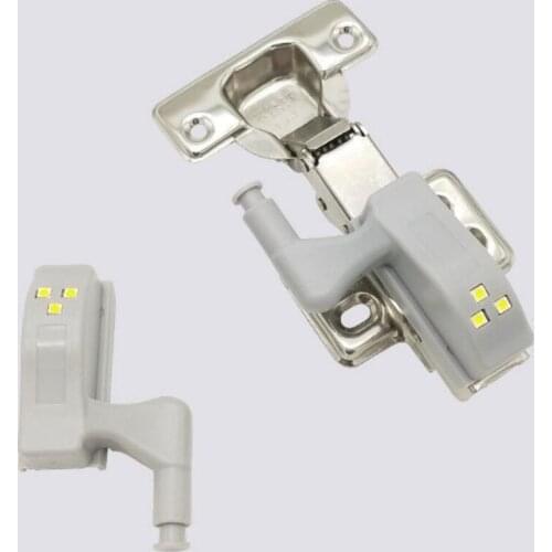 10PCS LED Cabinet Hinge Light Universal Kitchen Bedroom Living Room Cupboard Wardrobe 0.25W Inner Sensor light Hardware