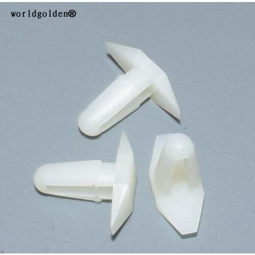 Worldgolden 100pcs plastic clip Hood Seal Retainer for Honda Accord & Prelude 1983-On 91513-SE0-003