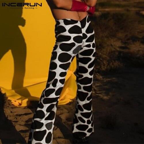 2021 Men Casual Pants Printing Joggers Elastic Waist Fitness Long Trousers Streetwear Fashion Pantalones Hombre S-5XL INCERUN