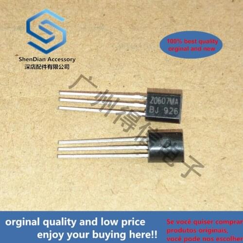 30pcs 100% orginal new Z0607MA Z0607 0607 TO-92 Standard 0.8 A Triacs real photo