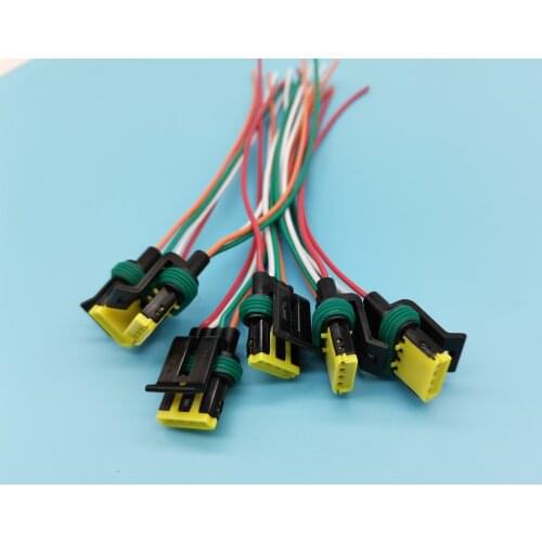 4 Pin/Way Female Engine Oxygen Sensor connector wire Harness DJ7044A-1.8-21 444046-1