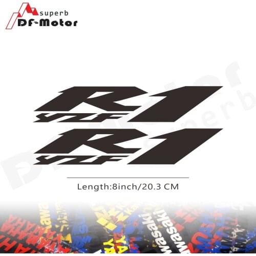 8Inch Reflective Sticker Decal Motorcycle Car Sticker Wheels Fairing Helmet Sticker Decal for Yamaha YZF R1 YZFR1