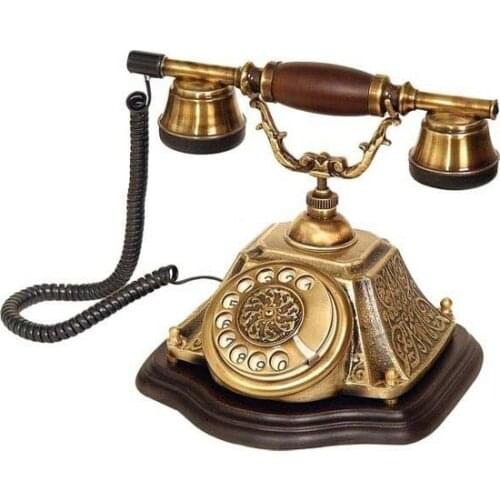 Anna Bell Pyramid Brass Reproduction antique Classical telephone antique classic telephone старый классический телефон