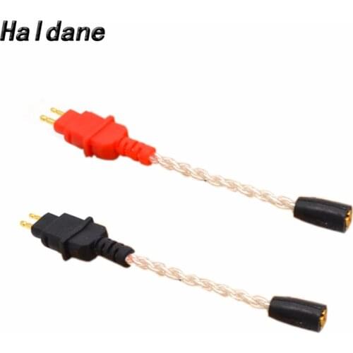 Free Shipping Haldane MMCX Female 0.78mm 2 pin IM04 IE80 A2DC MMCX HD650 ER4B S P UE0.75mm Male Earphone Headset Cable Adapter