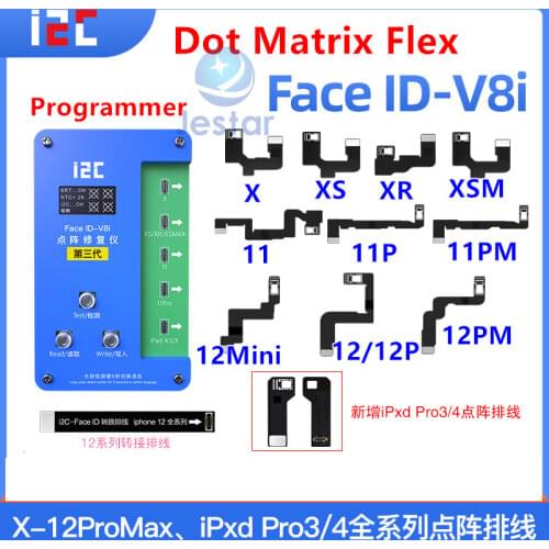 I2C Face Dot Matrix Projection Repair Detector For iPhone X-11 Pro max Face ID Repair Tool Replace the Dot Matrix Cable chips