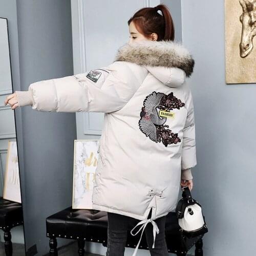 2019 Hot Sale Top Fashion Full Winter Suit-dress Will Code Self-cultivation Long Fund Cotton Even Thickening Clothes Loose Coat