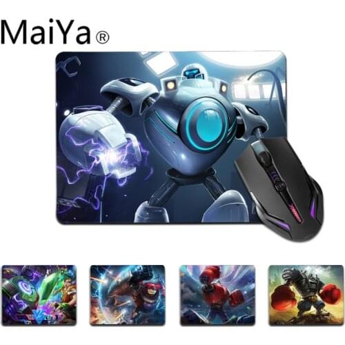 Maiya league of legends Blitzcrank Gamer Speed Mice Retail Small Rubber Mousepad Top Selling Wholesale Gaming Pad mouse