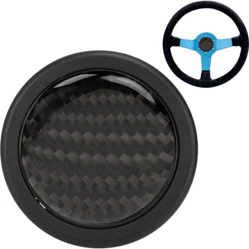 Carbon Fiber Steering Wheel Horn Push Button Kit for 6 Bolts for Sparco Steering Wheel Auto Car Modified Parts