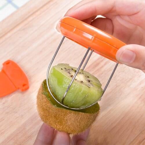 Multipurpose Kiwi Fruit Peeler Mini Fruit Cutter Kitchen Gadgets Peeling Tool Pitaya Kiwi Slicer Kitchen Salad Maker Tool