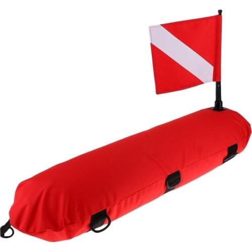 Inflatable Diving Signal Float Buoy Dive Flag Diver Down Banner