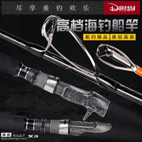 2017 New japan Full fuji parts corss carbon BOAT ROD jigging rod LURE ROD fishing rod 1.85M/2.4M/2.7M sea bass rod
