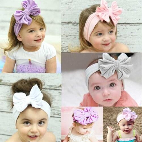 Brand new and high quality Bow Knot Head Band Mini Handmade Hair Decor For Girl 1 Pcs Lace Hair Headband