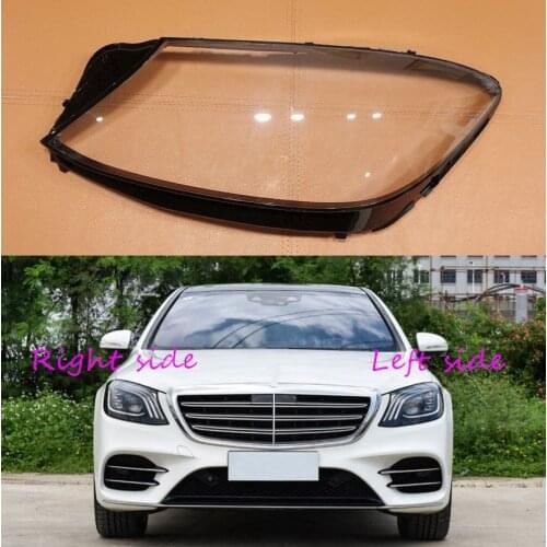 Car Headlamp Lens For Benz S-Class W222 S320 S350 S400 S500 S600 2018-2020 Car Headlight cover Headlamp Lens Auto Shell Cover