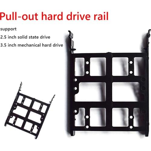 Plastic HDD SSD Mounting Adapter Bracket for 2.5 inch/3.5 inch PC Hard Drive Enclosure Tray Holder Dual Desktop Internal Adapter