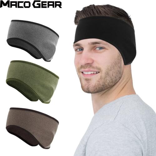 Winter Sweatband Ear Warmer Fleece Ear Cover Hair Bands Running Cycling Gym Skiing Outdoor Sports Yoga Soft Headscarf Women Men
