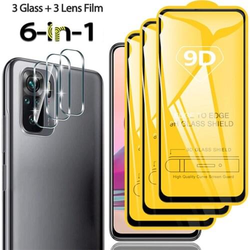Redmi note 10s glass, 9d glass for note-10s tempered glass redmi note10s camera film xiaomi redmi note 10 s screen protector