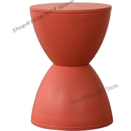 Nordic Modern Minimalist Stool Leisure Household Round Stool Creative Shoes Bathroom Fitting Low Stool Prince Stool