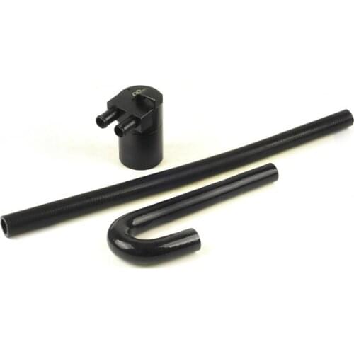 Billet Oil Catch Can Reservoir Tank Universal Oil container Baffled Aluminum For BMW N54 335i 535i E90 E92 E82 OCT-1124-BK