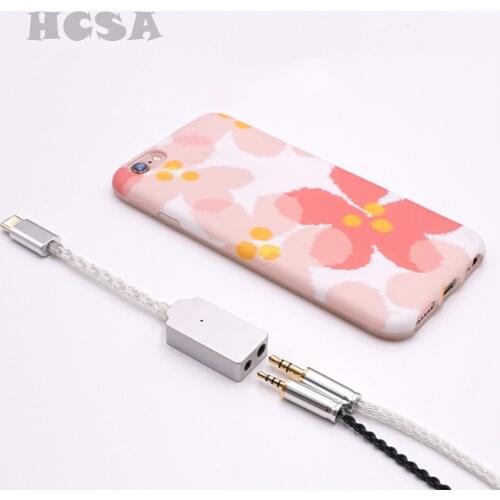 Headphone Amplifier FENGRU HCSA HiFi Decoding For Android PC USB TYPE C TO 2.5mm 3.5mm Adapter DAC For Android&iPhone