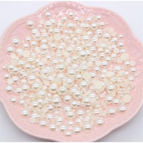 YPP CRAFT Mixed Size white immitation pearls decoration for Scrapbooking Paper Crafts Card Making