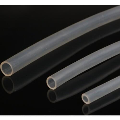 3 Meters Food Grade Transparent Silicone tube/hose 4 6 8 10 16 20mm Out Diameter Flexible Rubber hose Silica gel Hose Beer Pipe