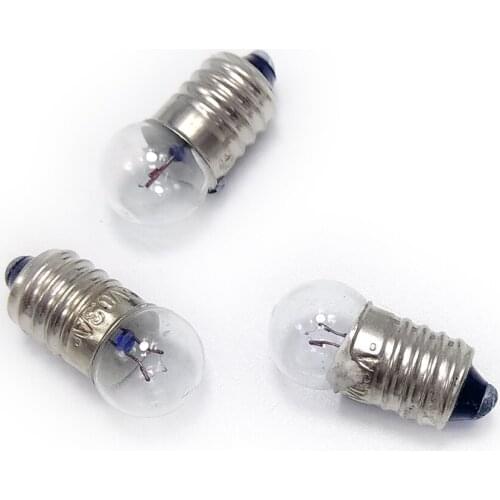 DIY small bulb 2.5V flashlight 5 pieces / lot can be powered by 1.5V