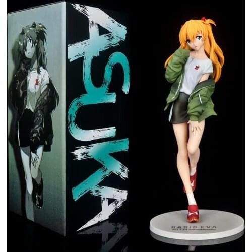 Anime Figure Toy 1/7 Asuka Shikinami Ver. Unpainted Action Figure PVC Model Collections Toys