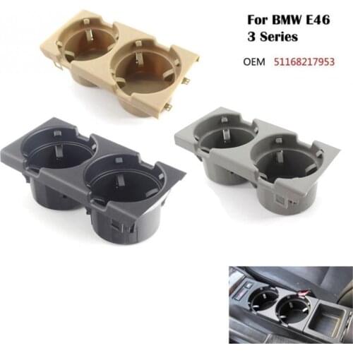 Car center console water bottle holder drink holder coin tray for bmw 3 series e46 323i 318i 320i 98-06 51168217953