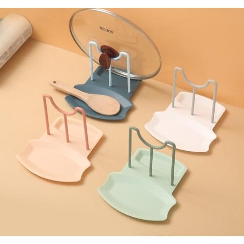 Safe, Convenient And Simple Pot Lid Storage Rack Kitchen Shelf Countertop Punch-free Pot Lid Bracket