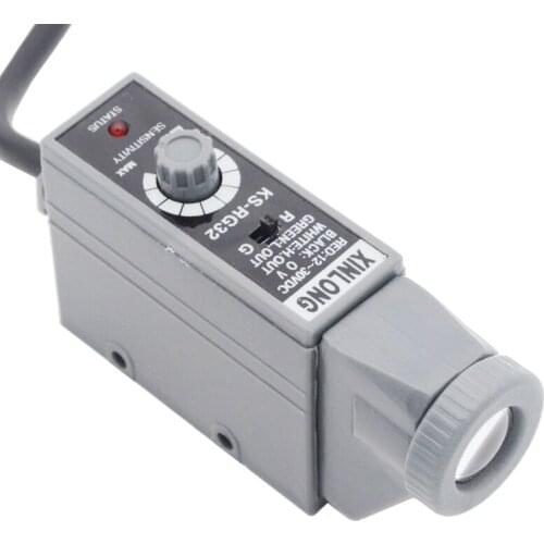 Color standard sensor photoelectric eye KS-wg32 photoelectric switch packaging rectification positioning tracking bag making mac