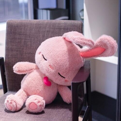 Giant Peeps Bunny Kawaii Stuffed Animals Plushie Cute Rabbit Doll Baby Companion Toy Birthday Valentines Day Gift For Girls Kid