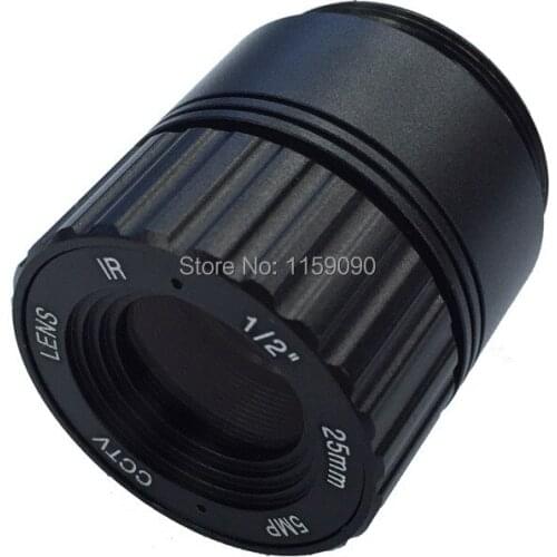 HD 5mp 25mm CCTV Lens 1/2" Fixed Iris IR Infrared CS view 70m For CCTV Camera