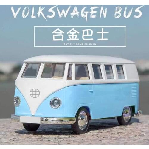 2021hot Toys Cute Bus Alloy Car Toy for Children Open Door Return Bus Toy Car Tayo The Little Bus