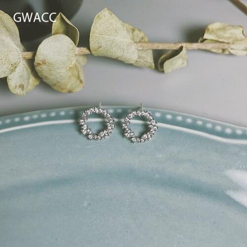 INKDEW New fashionable Silver Plated Earrings Stud Earrings with 925 Sterling Silver Needle for Woman Gift Copper Earrings