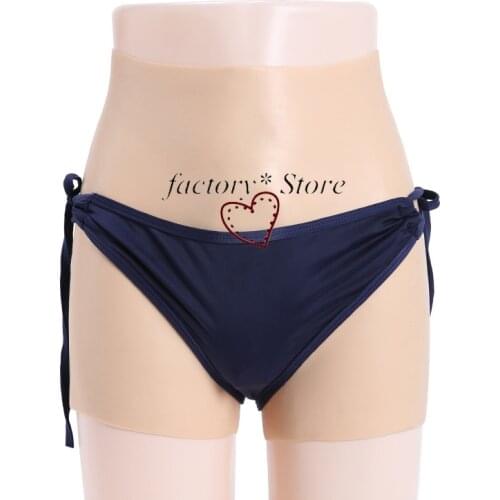 Artificial Silicone Underwear Realistic Vagina Panties Hip Enhancer Transgender Underwear Shemale Crossdresser Pants Transgender