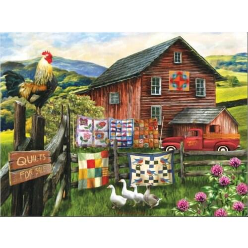 A Little Bit of Heaven - Counted Cross Stitch Kits - Handmade Needlework Embroidery 14 ct Aida Cross Stitch Sets