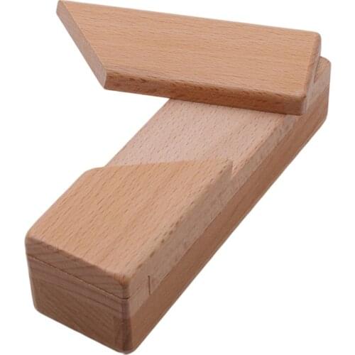 New Kong Ming Unlock Mystery Treasure Magic Box Wooden Intelligent Puzzles Toys For Kids Children Early Development Toys