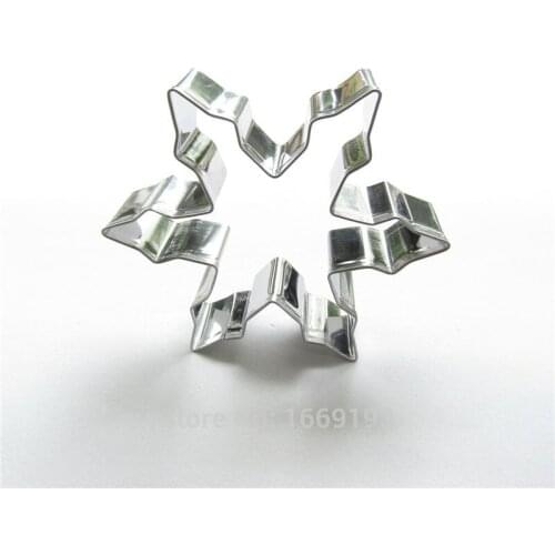 Direct Selling,Spines Shape Snowflake Cake Decorating Fondant Cutters Tools,Christmas Cake Cookie Biscuit Baking Molds