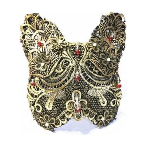 Handmade Luxury Venetian Masquerade Mask Women Girls Sexy Lace Cat Mask for Fancy Dress Christmas Halloween Party