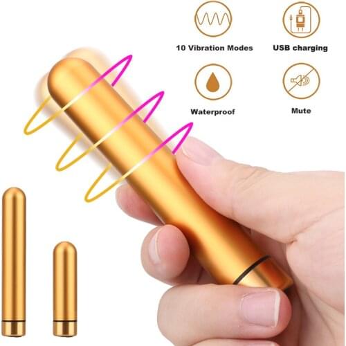 Sex Products AV Stick Clitoris Stimulator G-spot Dildo Vibrators Mini Bullet Vibrator Adult Sex Toys for Women 10 Frequency
