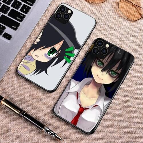 Anime Watamote Phone Case for iPhone 8 7 6 6S Plus X SE 2020 XR 11 12 Pro mini pro XS MAX Silicone Case