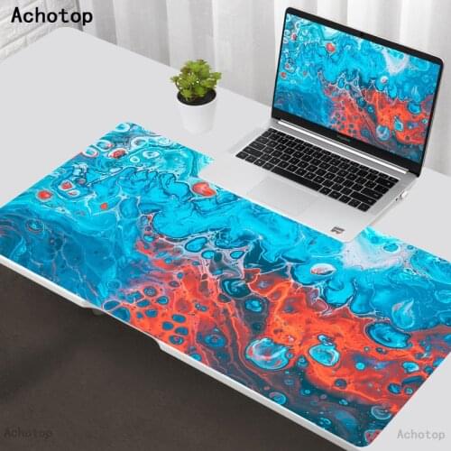 Strata Liquid Colourful Mousepad Large Gaming Mouse Pad Compute Gamer Stitching Desk Pad Mat xxl Keyboard Mouse Carpet 400x900