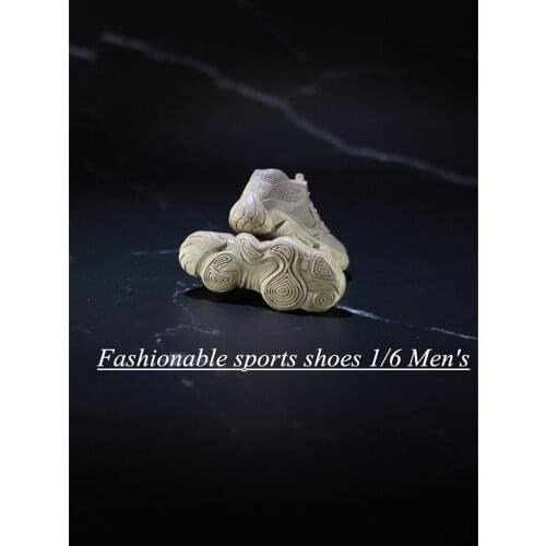 1/6 Scale Trendy Fashion Sneakers Sk002 Mens Classic Solid Sneakers 12-inch Action Figure Dolls Toys Shoes In Stock