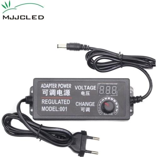 AC DC LED Transformer 3V 9V 12V 24V Regulated Power Adapter Voltage Adjustable Switching Power Supply 2A 3A 5A Voltage Regulator