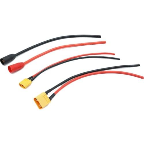 Airplane Drone Accessories Diy Part AS150 XT60 XT90 Gold-plated Bullet Power Connector Battery Charging Transfer Wire Connector