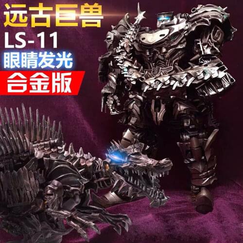 AOYI LS11 LS-11 Transformation Action Figur 37cm Scorn Dinobots Ancient Behemoth Dinosaur Anime Figure Model Toy