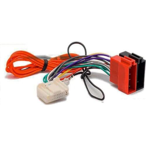 Car Radio ISO Connector Plug Adapter Wiring Cable for Nissan Qashqai Murano Pulsar Micra Tiida CII Juke F15 Navara D40